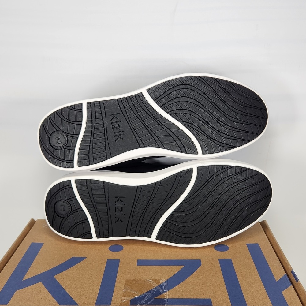 Kizik Prague 2 Sneakers Mens Size 9.5 Wide Black Hands-Free Slip On Shoes - Picture 6 of 8